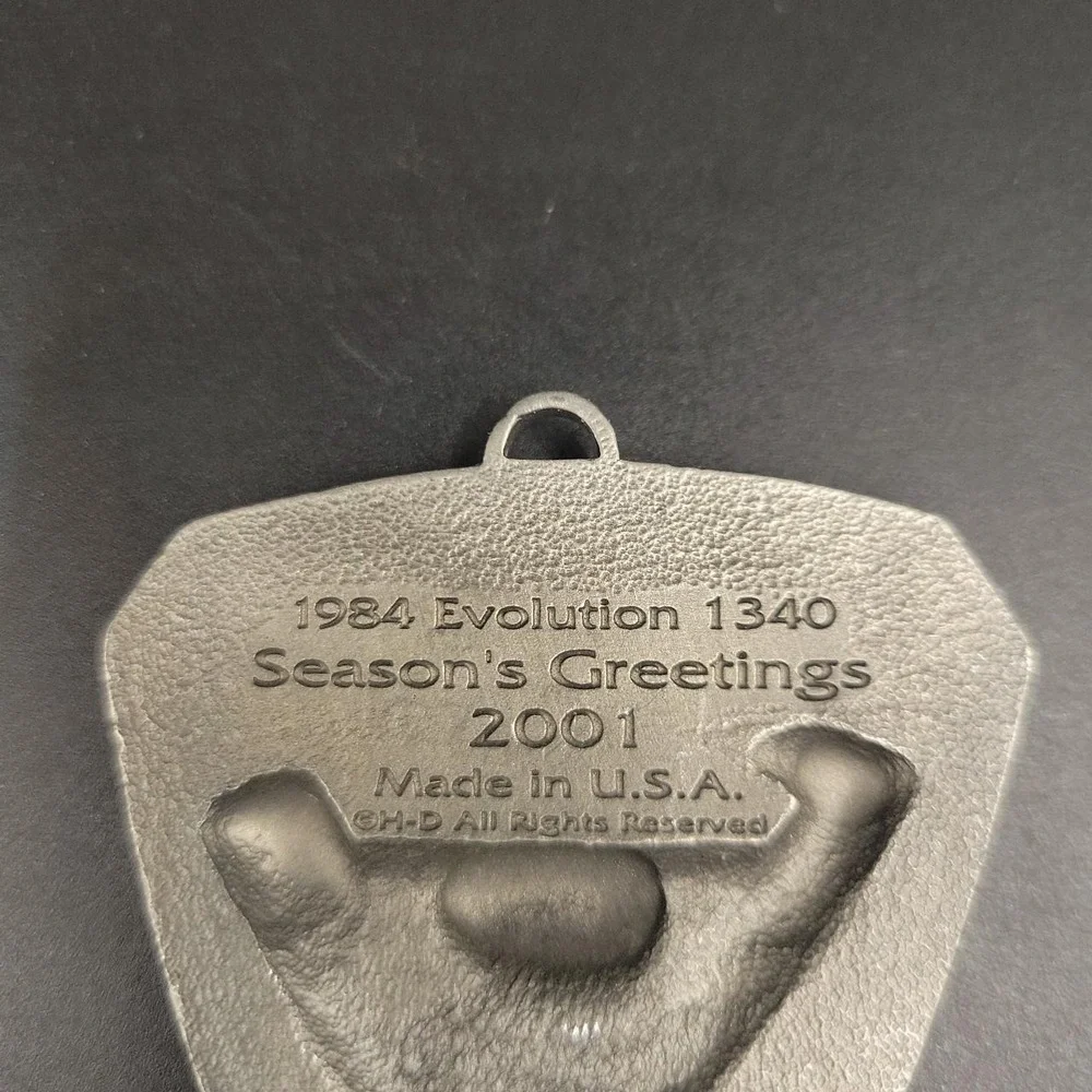 Harley Davidson 2001 Evolution‎ 1340 Pewter Ornament 3